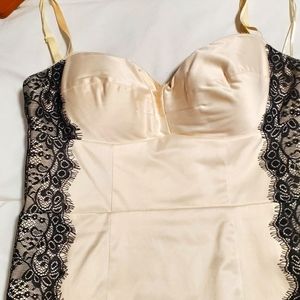 Guess sexy satin white dress